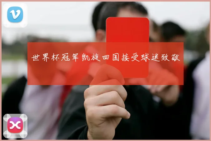 世界杯冠军凯旋回国接受球迷致敬